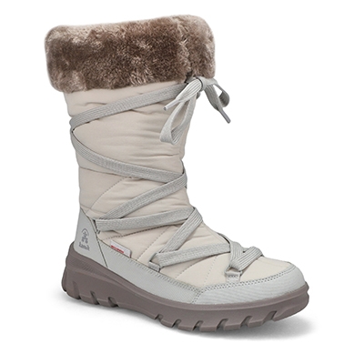 Lds Snowdon Hi Waterproof Winter Boot - Light Grey