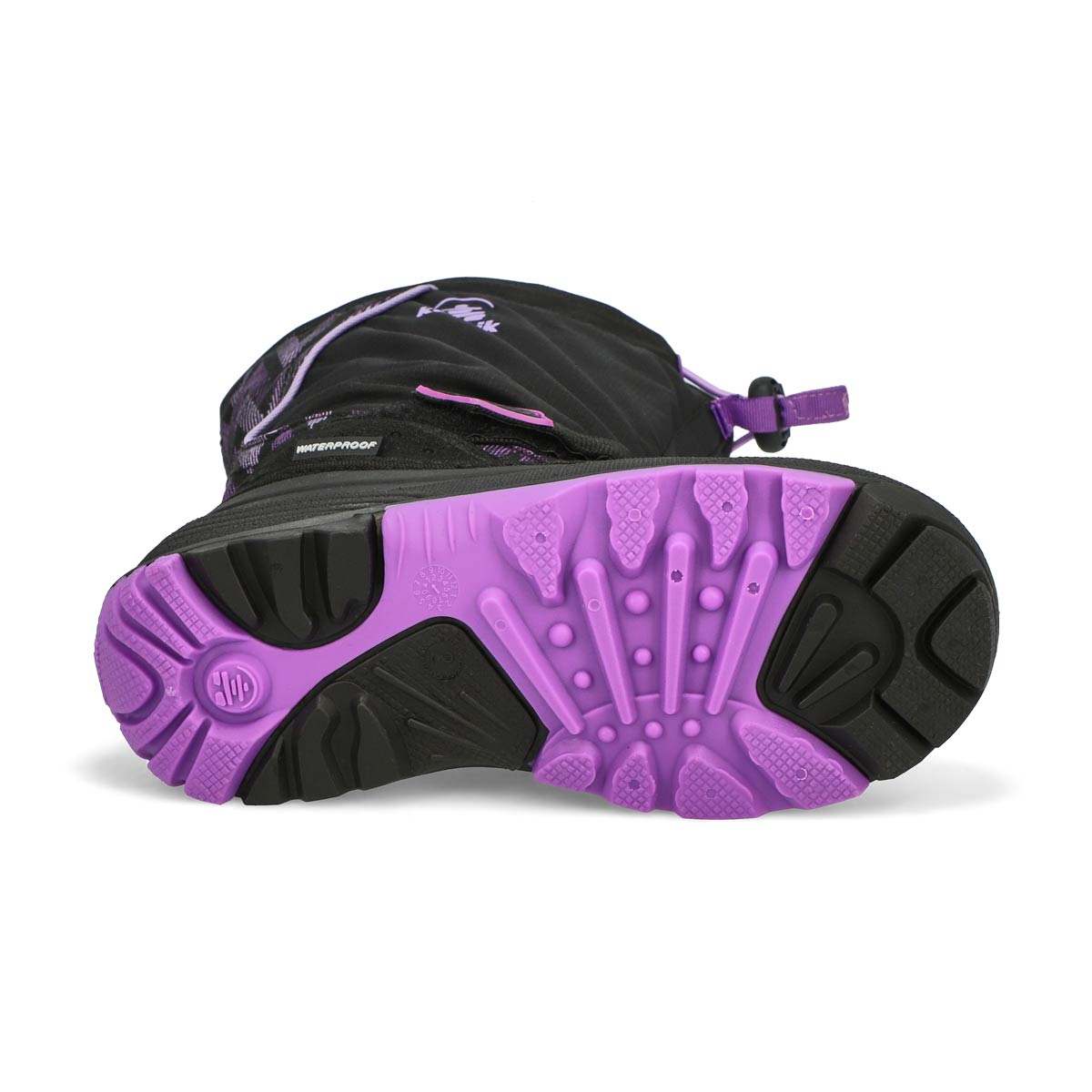Girls' Snowfall P Waterproof Winter Boot - Black Purple