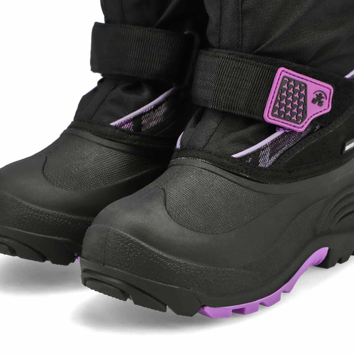 Girls' Snowfall P Waterproof Winter Boot - Black Purple