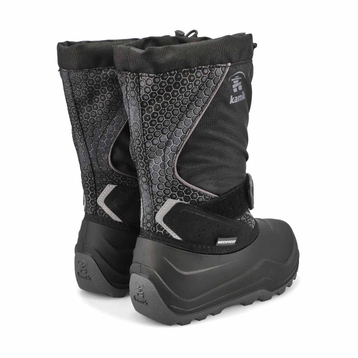 Boys' Snowfall P 2 Waterproof Winter Boot - Black/