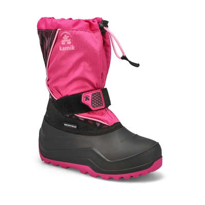 Botte hiver Snowfall P2, magenta, fille