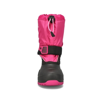 Botte d'hiver imp. SNOWFALL P2, magenta, filles