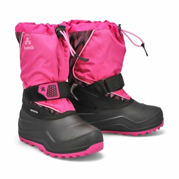 Girls' Snowfall P2 Waterproof Winter Boot- Magenta