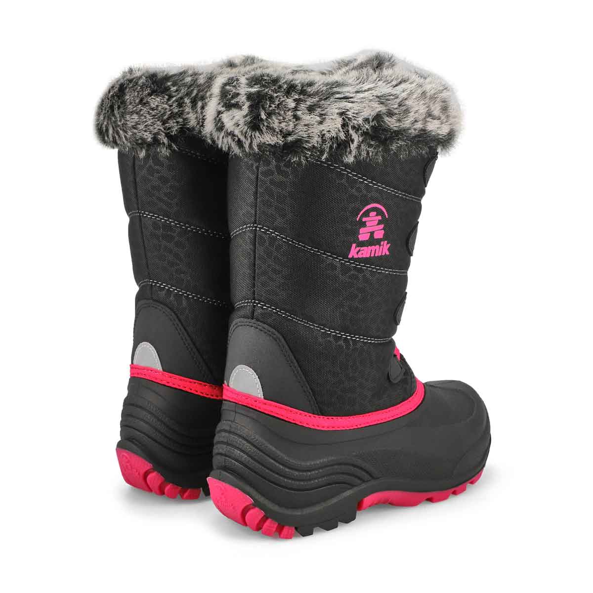 Bottes d'hiver SNOWGYPSY 3 noir/rose, filles