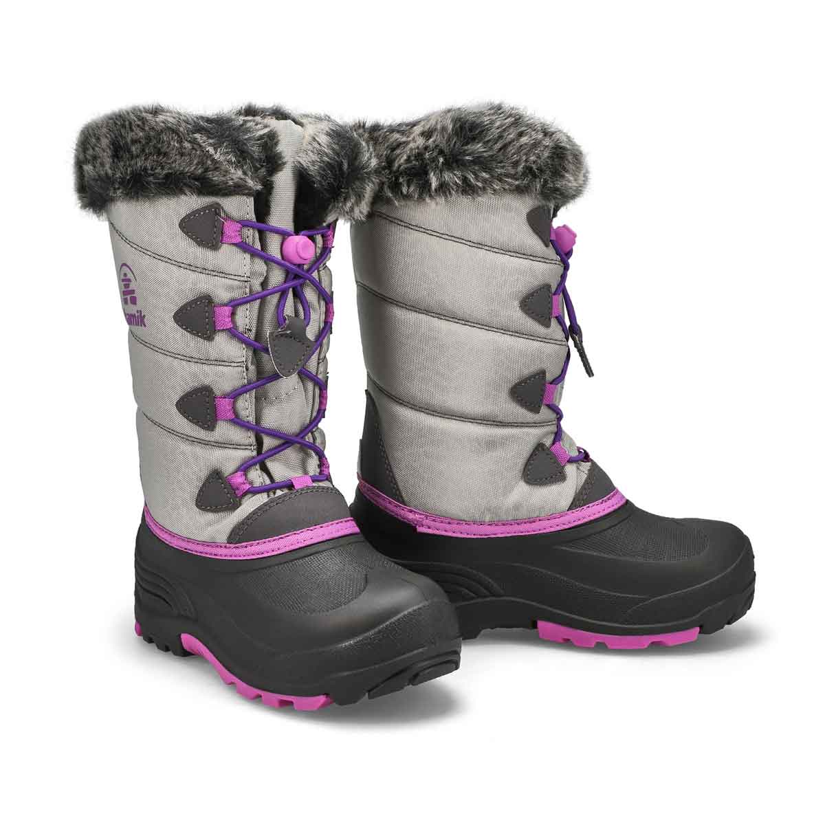 Girls Snowgypsy 3 Waterproof Winter Boot - Grey