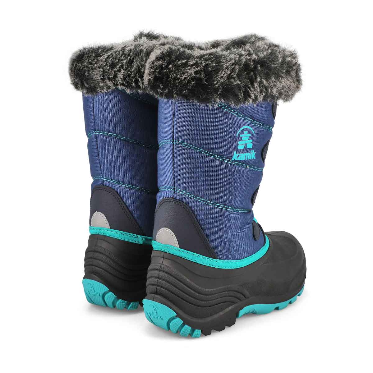 Botte d'hiver imperméable SNOWGYPSY 3 marine fille