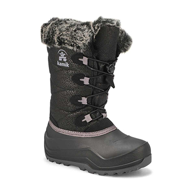 Botte hiver imp Snowgypsy 4, noir, fille