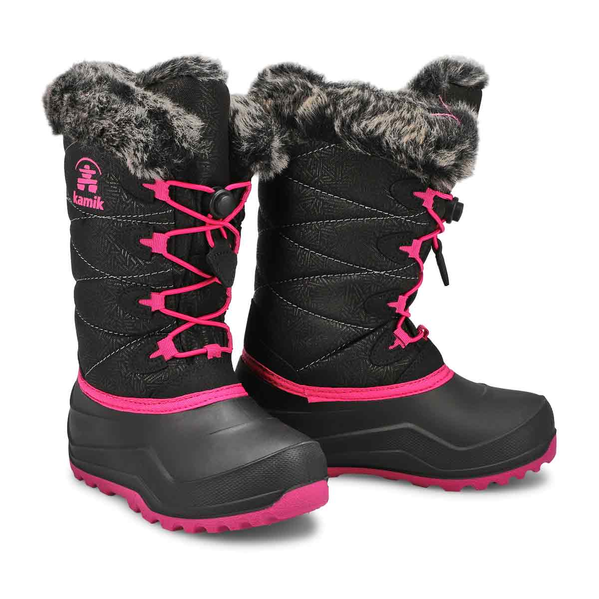 Girls' Snowgypsy 4 Waterproof Winter Boot - Black/Rose