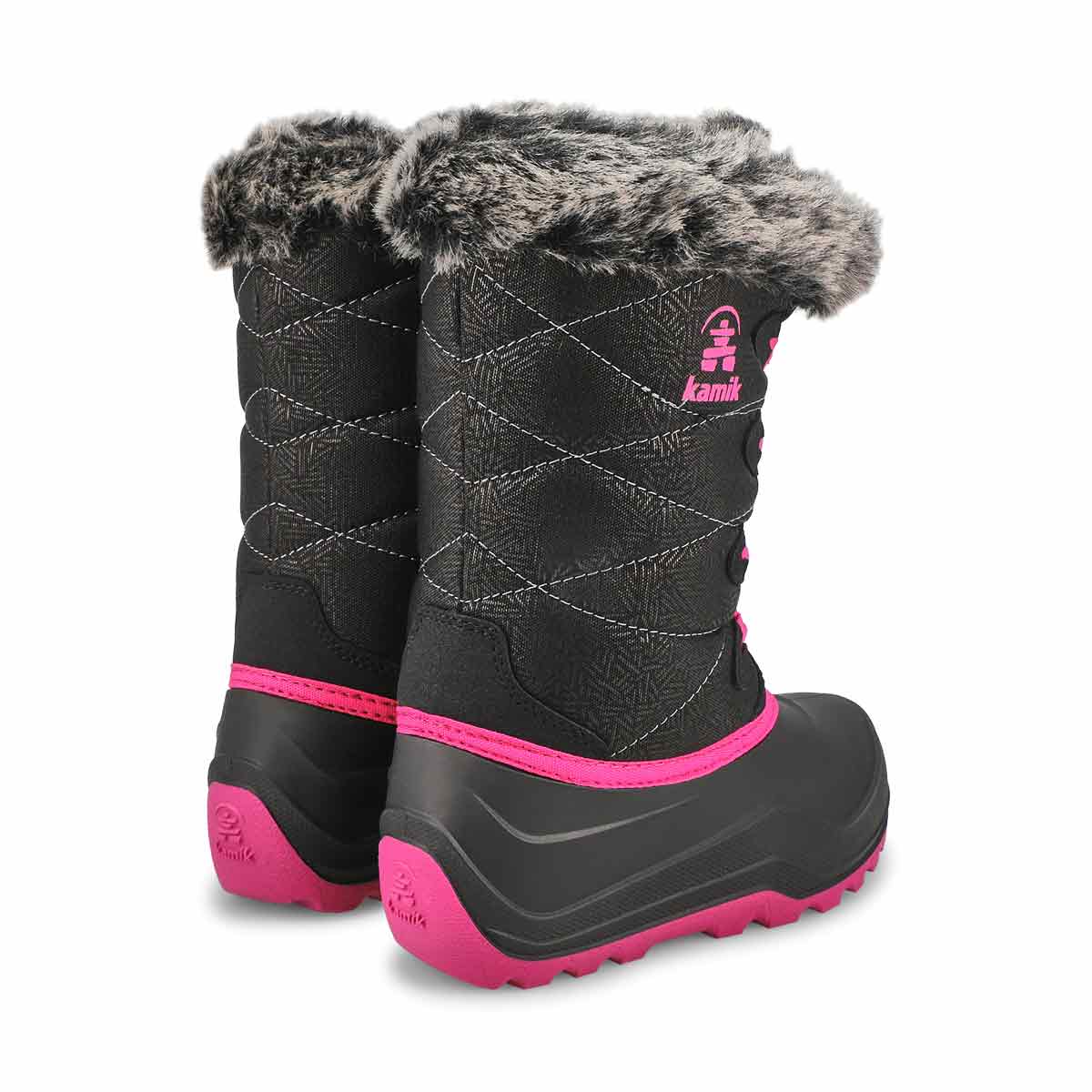 Girls' Snowgypsy 4 Waterproof Winter Boot - Black/Rose