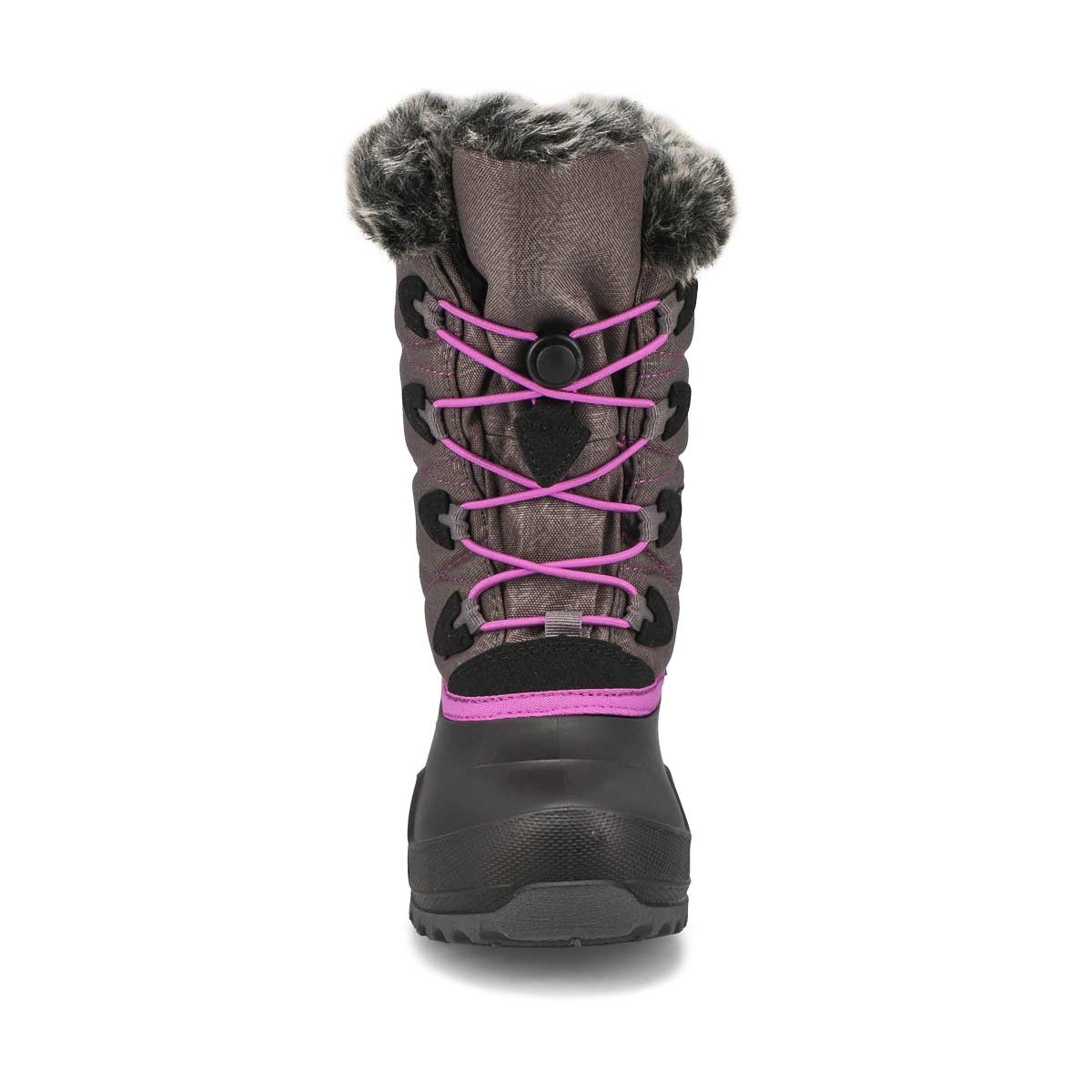 Girls' Snowgypsy 4 Waterproof Winter Boot - Charcoal/Orchid