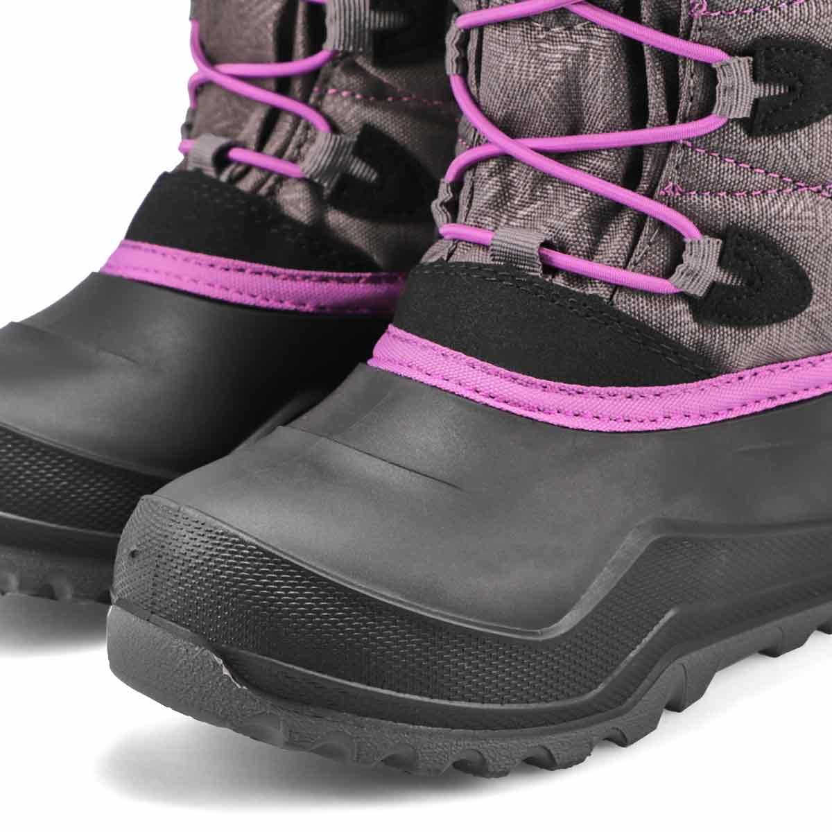 Girls' Snowgypsy 4 Waterproof Winter Boot - Charcoal/Orchid