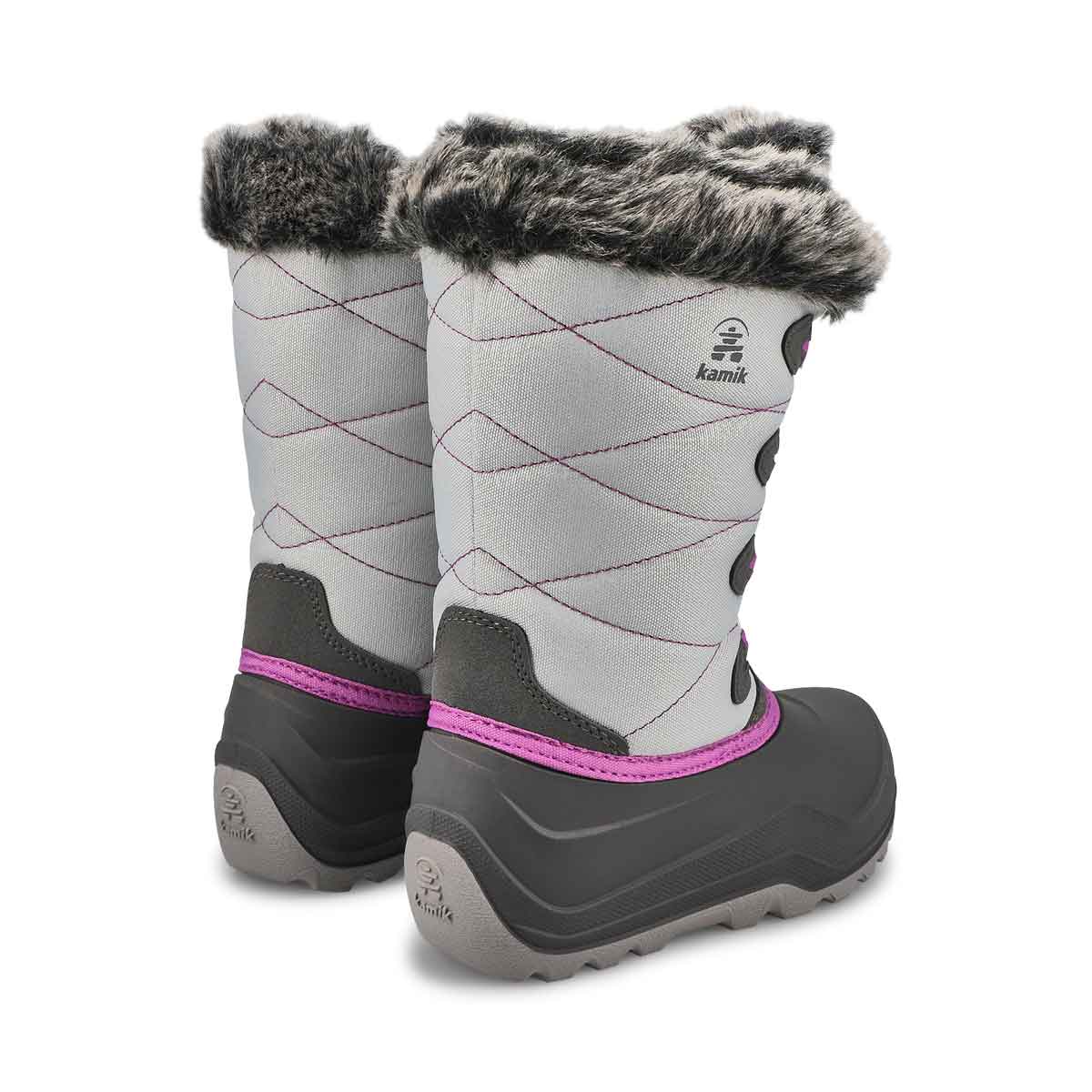 Botte d'hiver imp. SNOWGYPSY 4, gris, filles