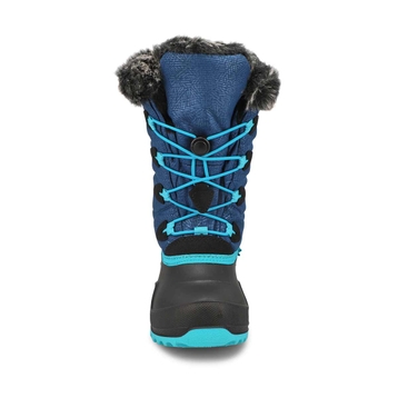 Botte d'hiver imp. SNOWGYPSY 4, marine, filles