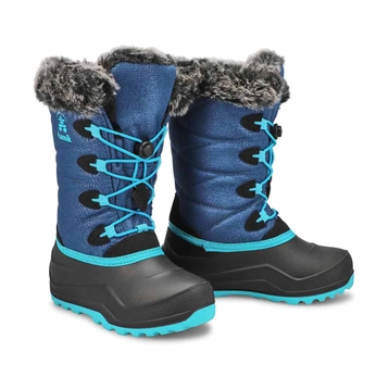 Botte d'hiver imp. SNOWGYPSY 4, marine, filles