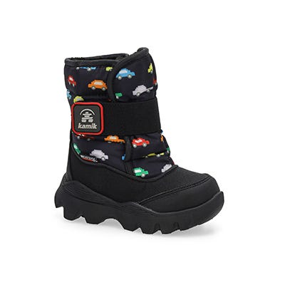 Inf-B Snowland Waterproof Winter Boot - Print/Black