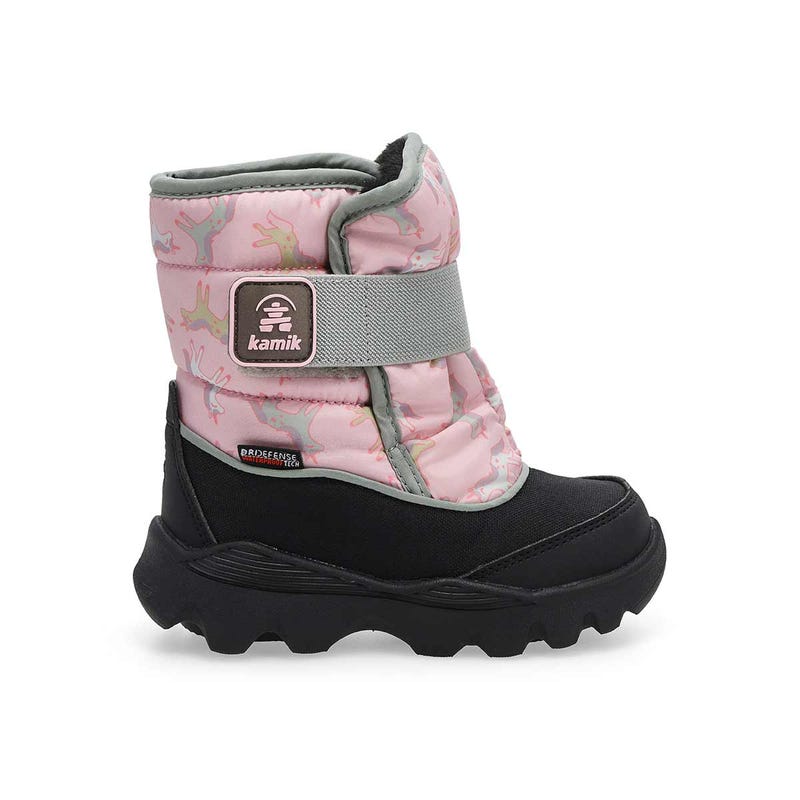 Infants'  Snowland Waterproof Winter Boot - Print/Light Pink