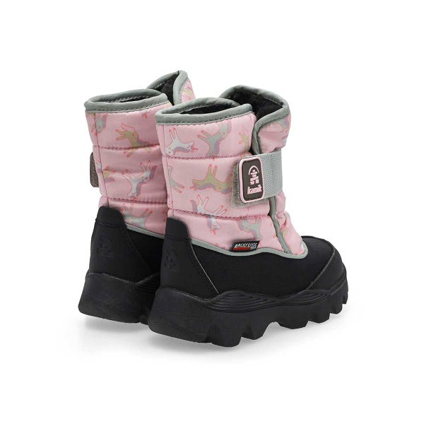 Infants'  Snowland Waterproof Winter Boot - Print/Light Pink