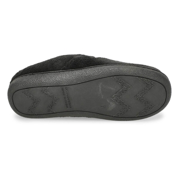 Women's Snuggle Open Back Memory Foam Slipper - Bl