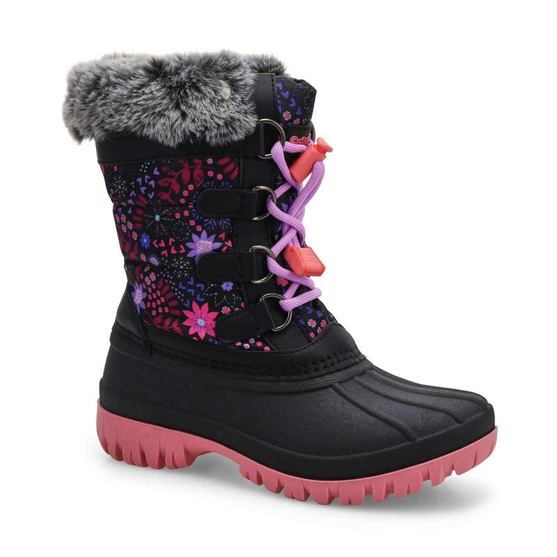 Girls'  Sophia Waterproof Winter Boot - Black