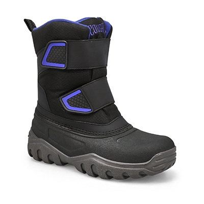 Botte d'hiver imp. Springer, noir/bleu, garçon