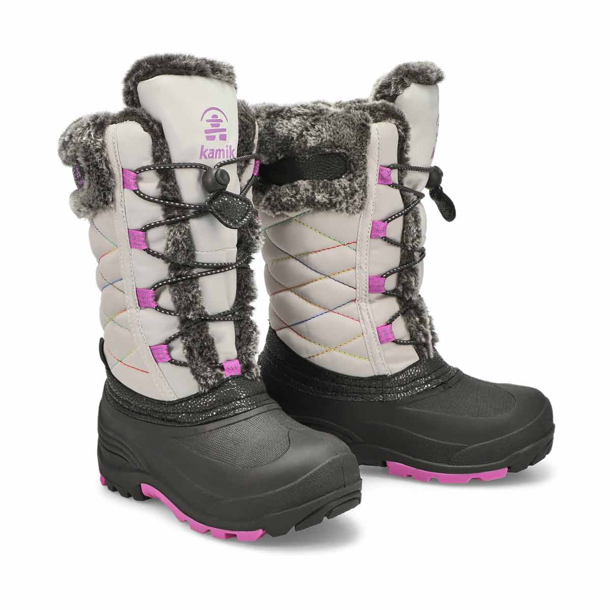 Girls' Star 2 Waterproof Winter Boot - Light Grey