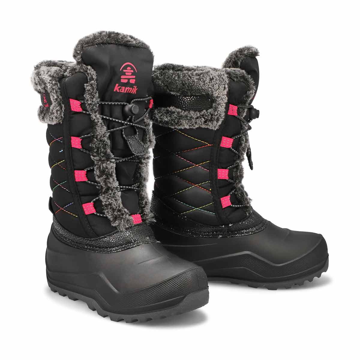 Girls' Star 4 Waterproof Winter Boot - Black