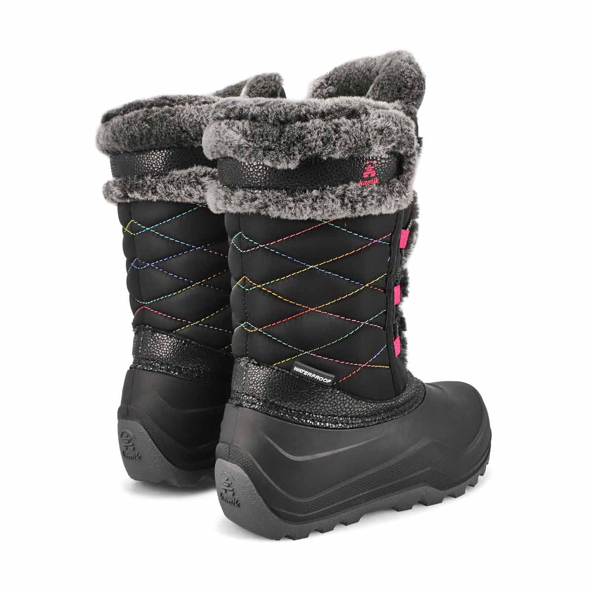 Girls' Star 4 Waterproof Winter Boot - Black