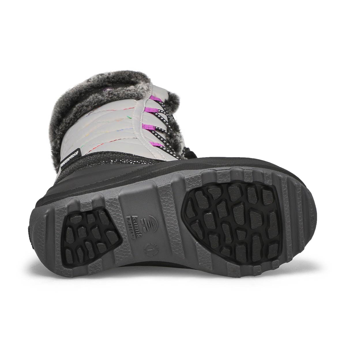 Girls' Star 4 Waterproof Winter Boot - Light Grey