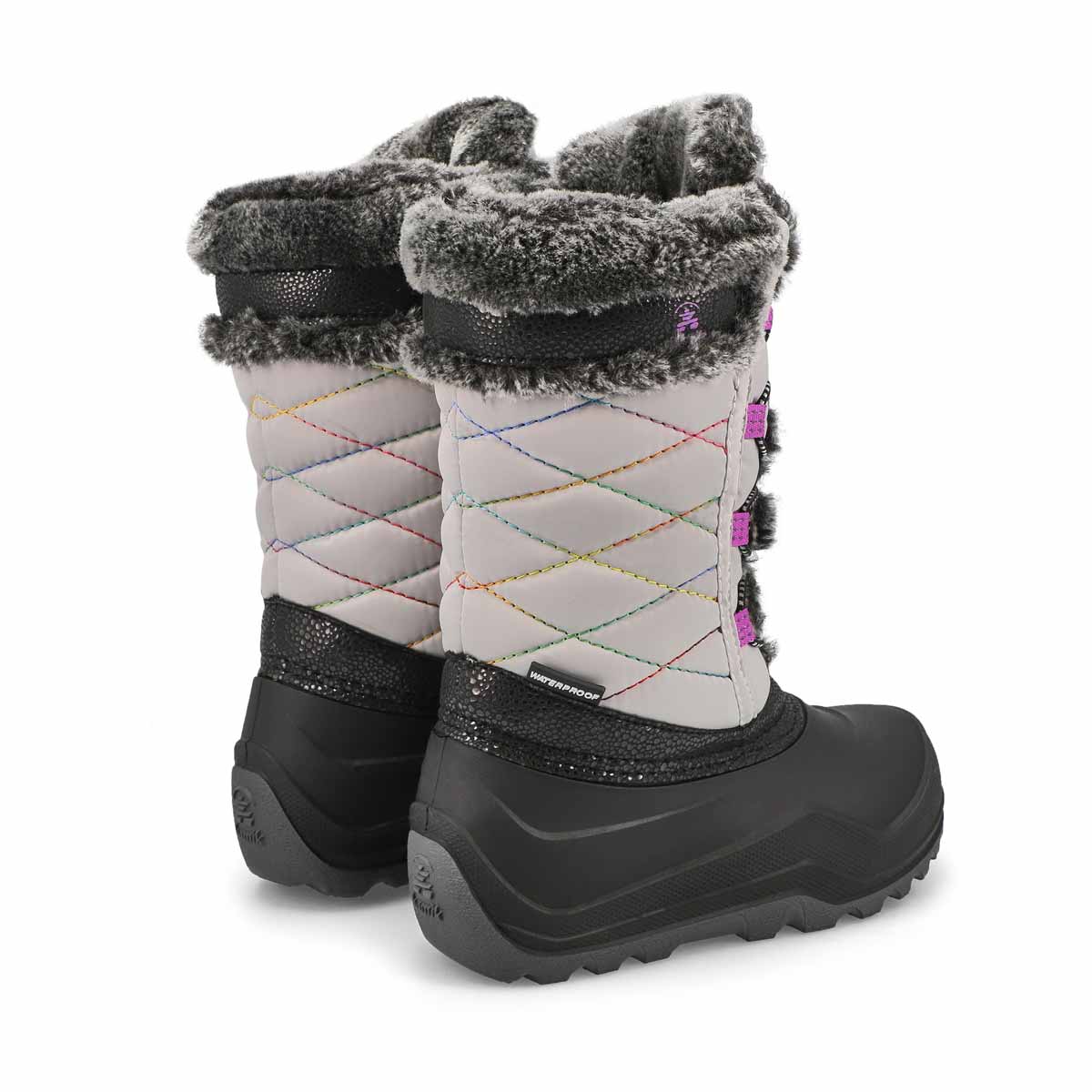 Girls' Star 4 Waterproof Winter Boot - Light Grey