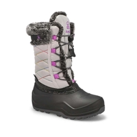 Girls' Star 4 Waterproof Winter Boot - Light Grey