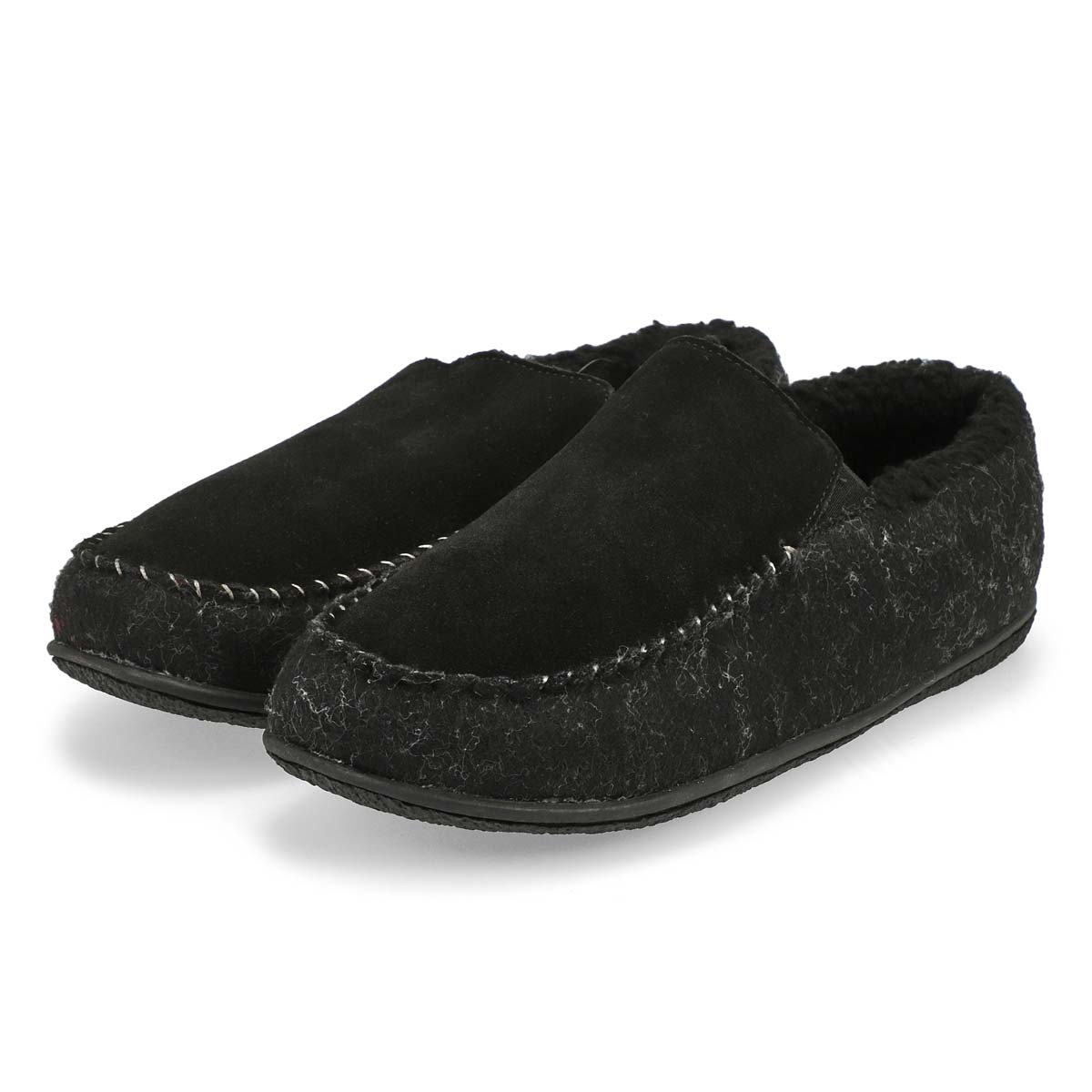 Men's Stark Closed Back Slipper - Black