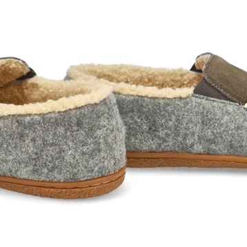 Men's Stark Closed Back Slipper - Grey