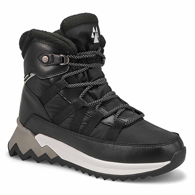 Botte d'hiver imperméable Steez, noir, femmes