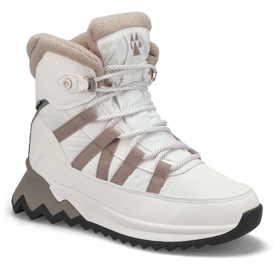 Lds Steez Waterproof Winter Boot - White