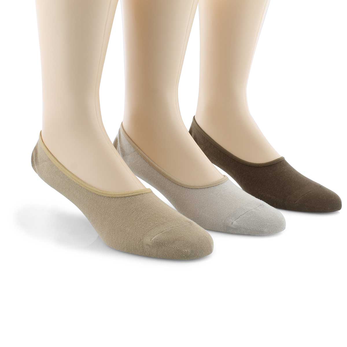 Mi-socquettes SOLID, os, hommes - 3 paires