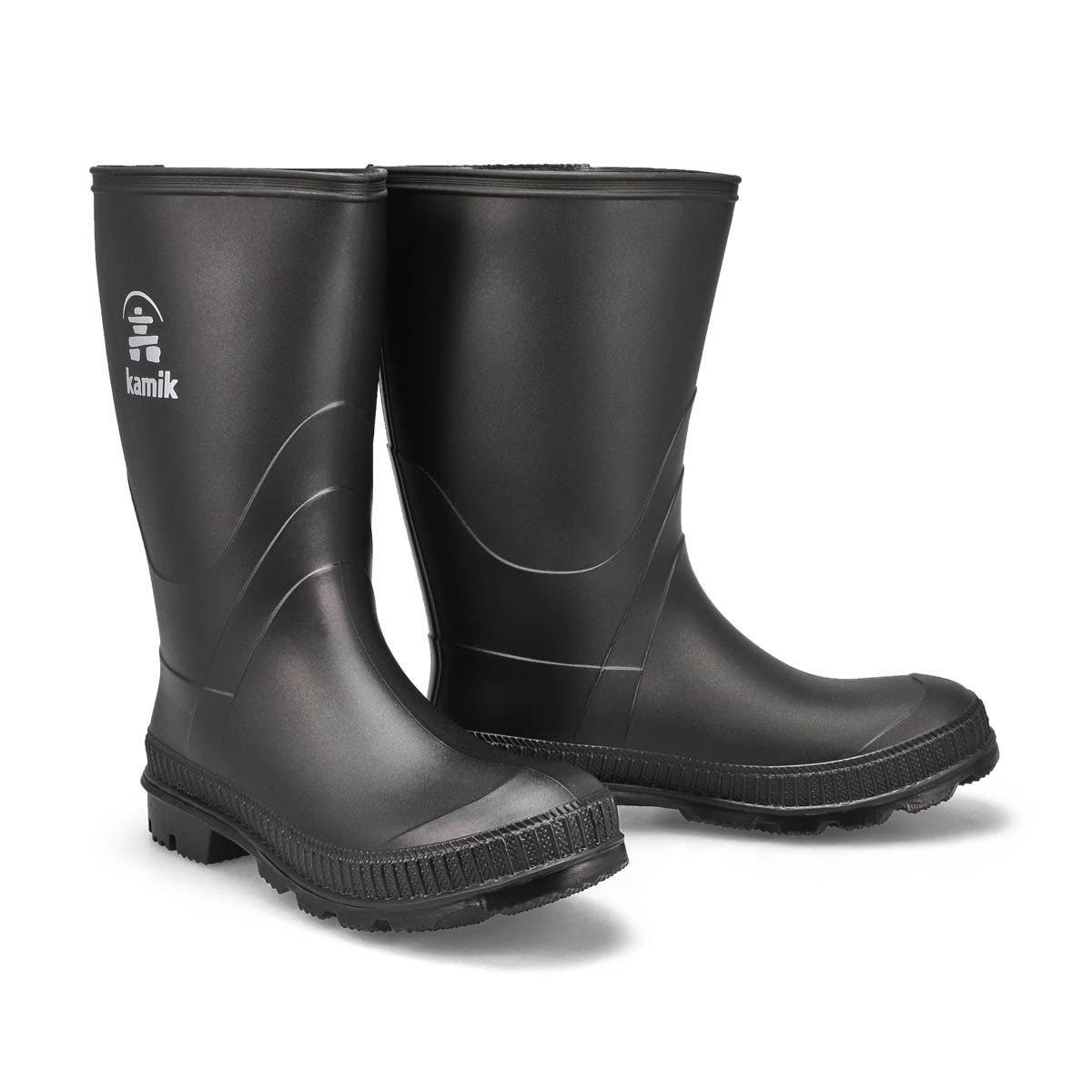 Botte de pluie STOMP, noir, garçons