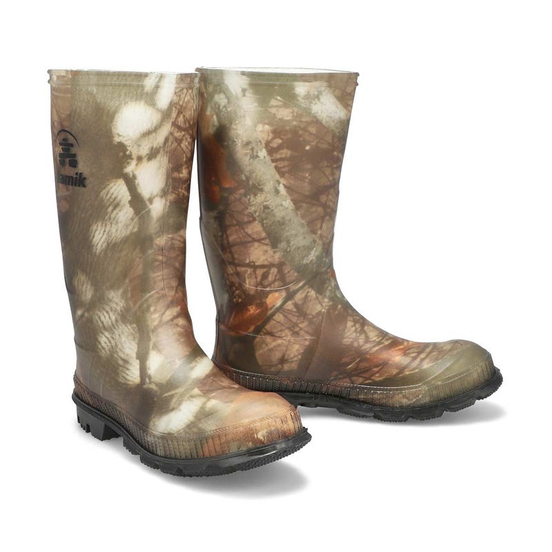 Boys' Stomp Waterproof Rain Boot - Camouflage