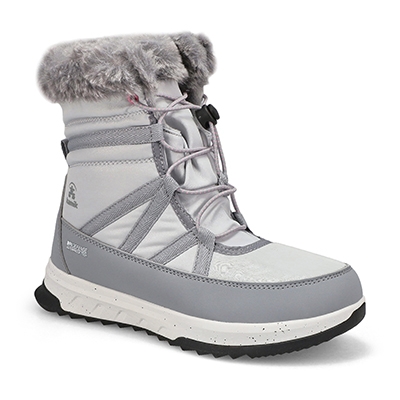 Kds Stormy F Waterproof Winter Boot - Light Grey