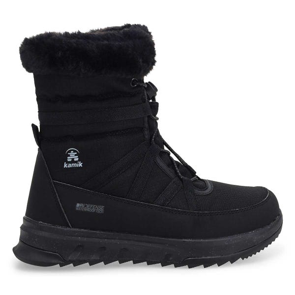 Women's Stormy F Waterproof Winter Boot -  Black/Black