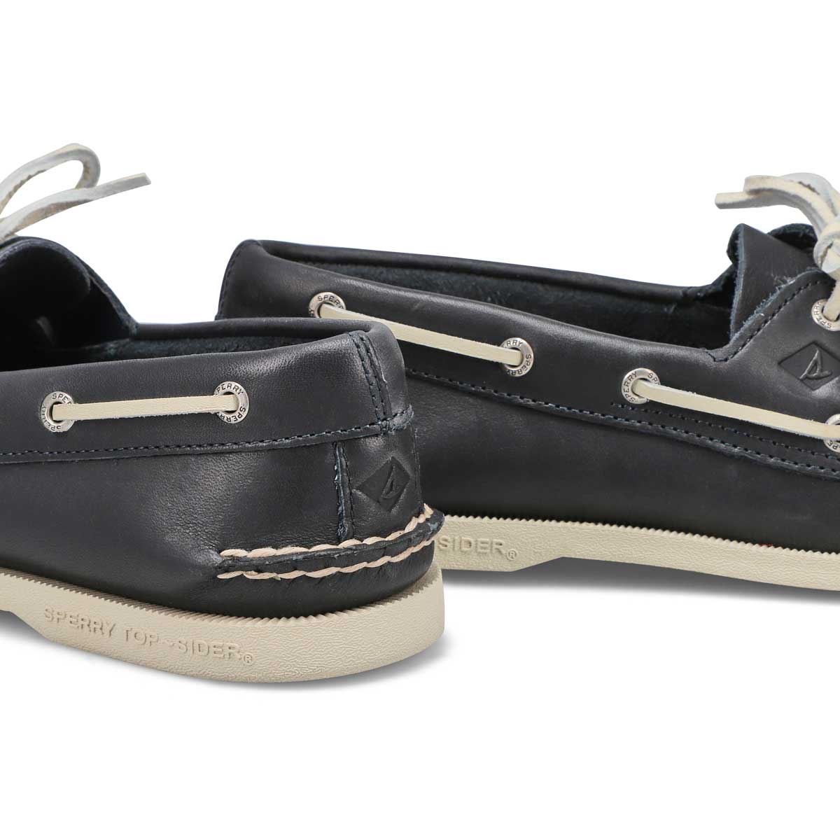 Men's AUTHENTIC ORIGINAL 2-eye navy boat shoes
