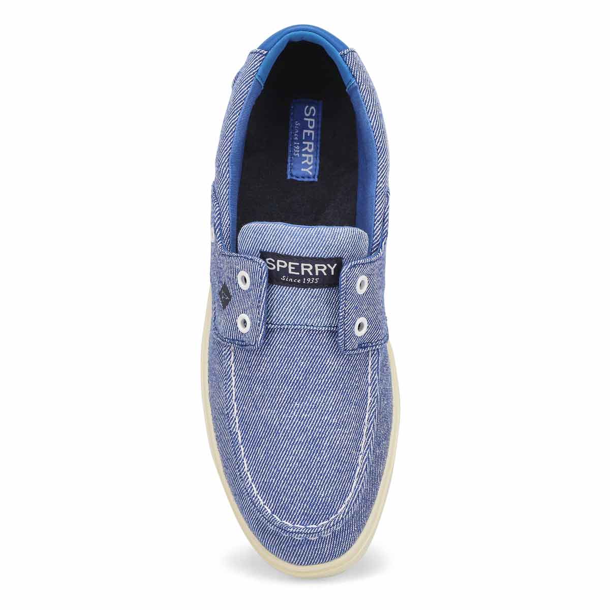 Mens' Outer Banks 2-Eye Washed Boat Shoe - Blue