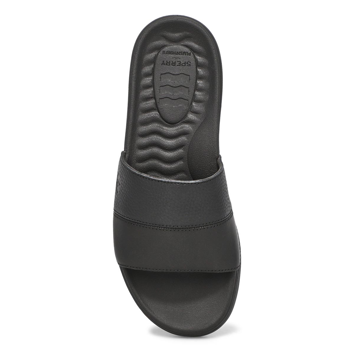 Men's Plushwave Dock Slide Sandal - Black