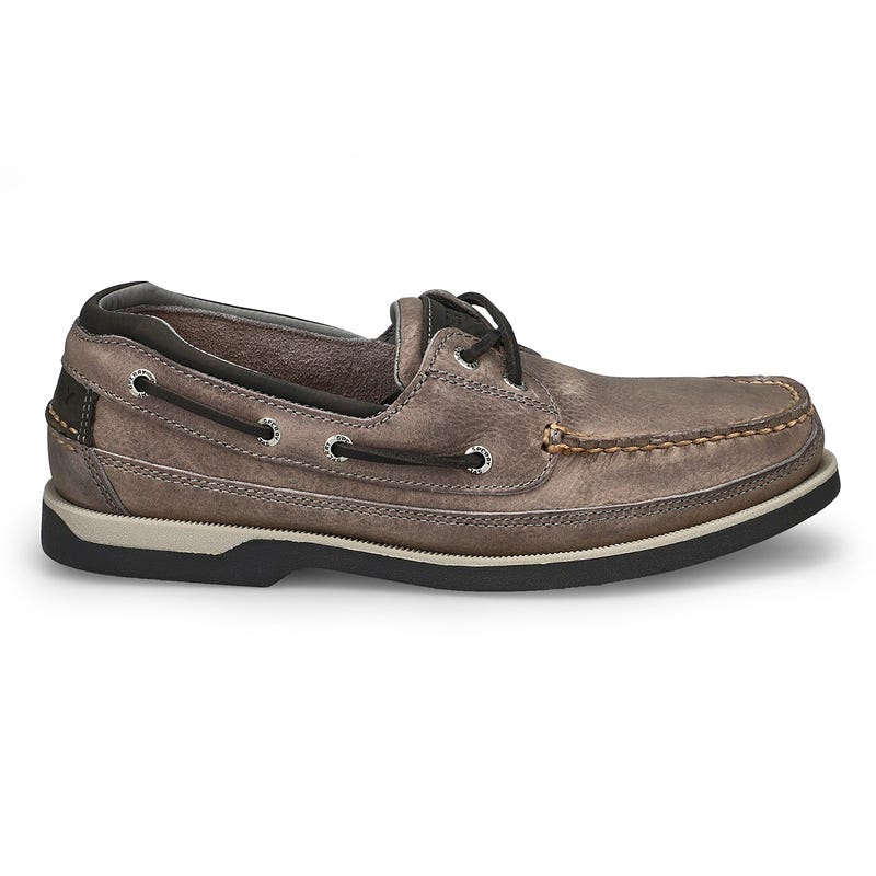 Chaussure nautique en cuir MAKO 2-EYE, gris, hommes