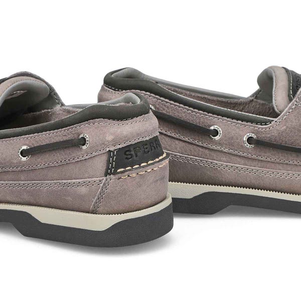 Chaussure nautique en cuir MAKO 2-EYE, gris, hommes