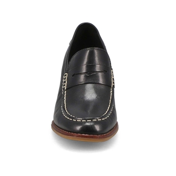Women's Seaport Penny Heel Loafer - Black
