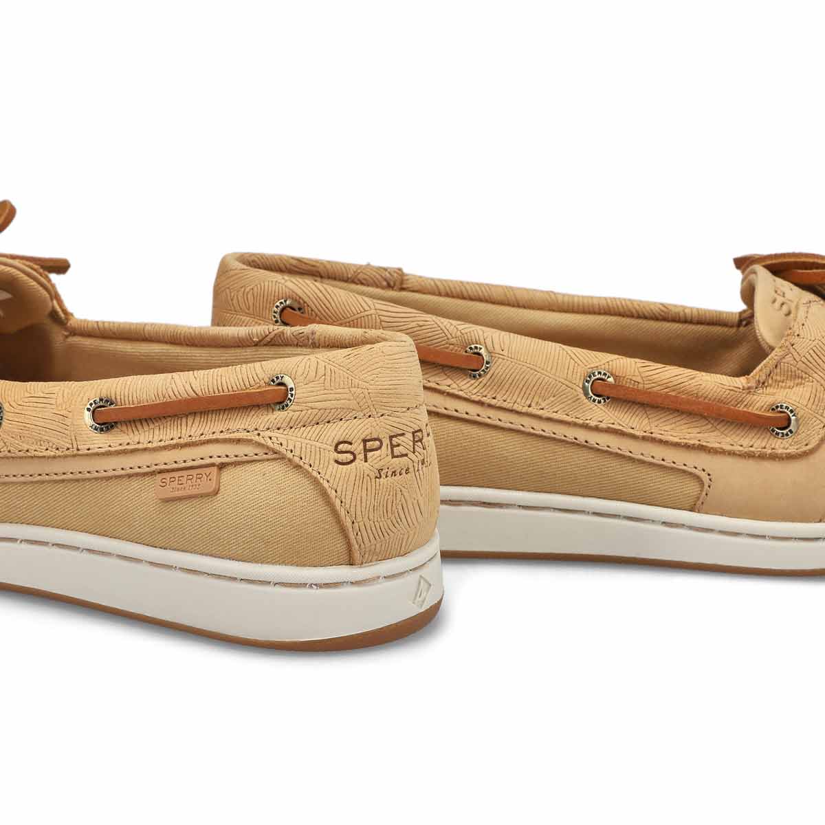 Sperry Women's Starfish Boat Shoe - Tan | SoftMoc.com