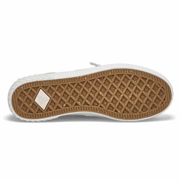 Women's Crest Boat Platform Shoe - White