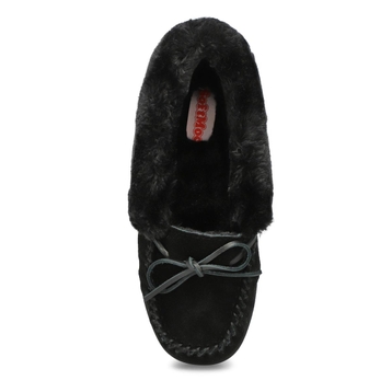 Women's SUPERBALICUFF suede ballerina moccasins