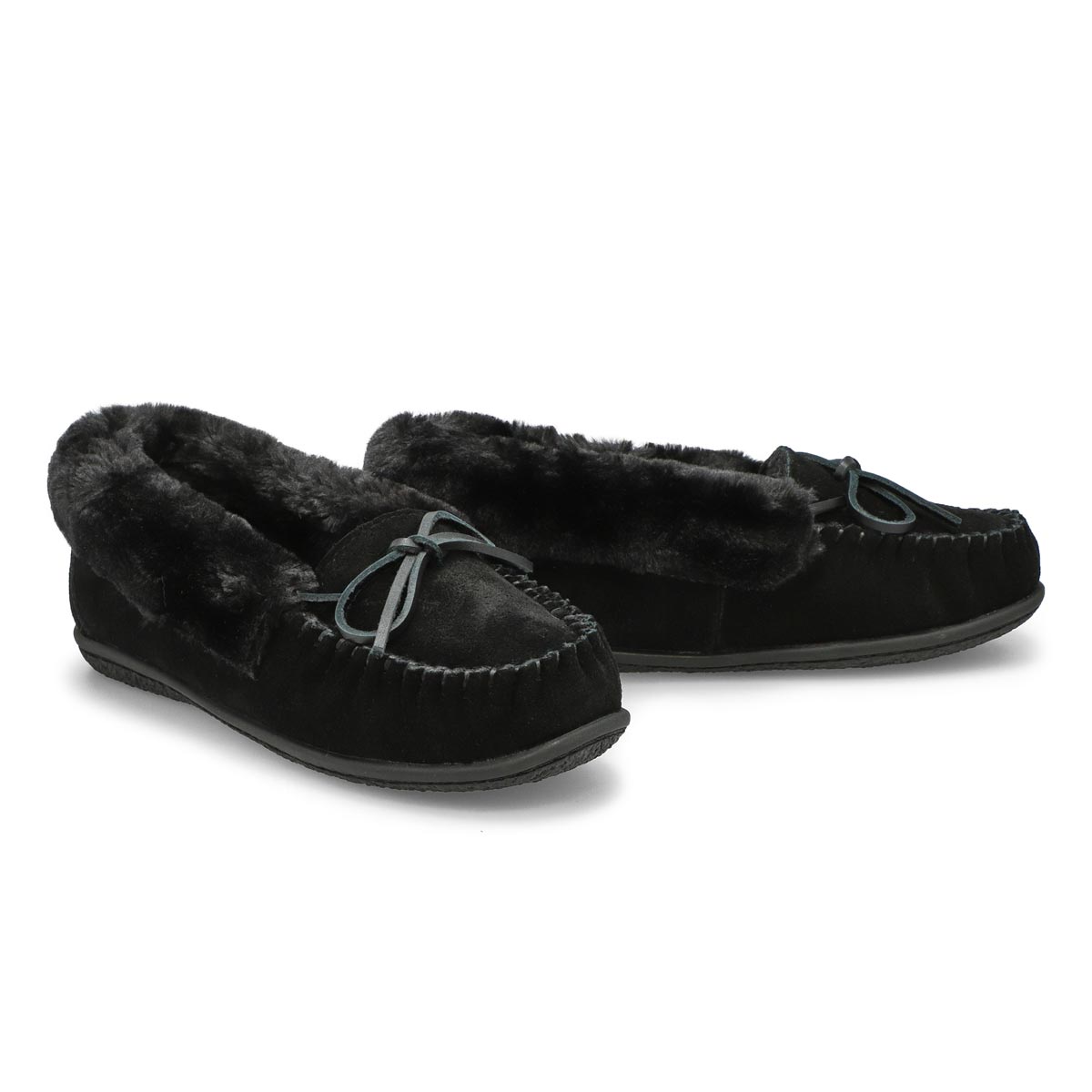 Women's Super Bali Cuff Sde Ballerina SoftMocs - Black