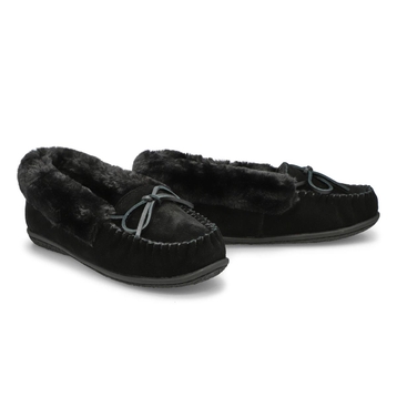 Women's SUPERBALICUFF suede ballerina moccasins